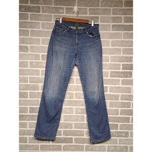 Lauren Jeans Ralph Lauren‎ Womens Blue Straigh Leg Casual Pants Size 6